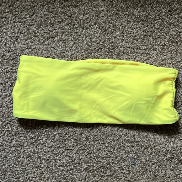 Yellow bandeau bikini - Picture 4 of 9